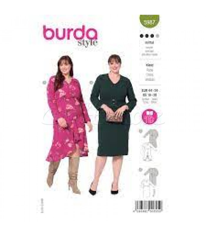 BURDA-πατρόν φορέματα-5987